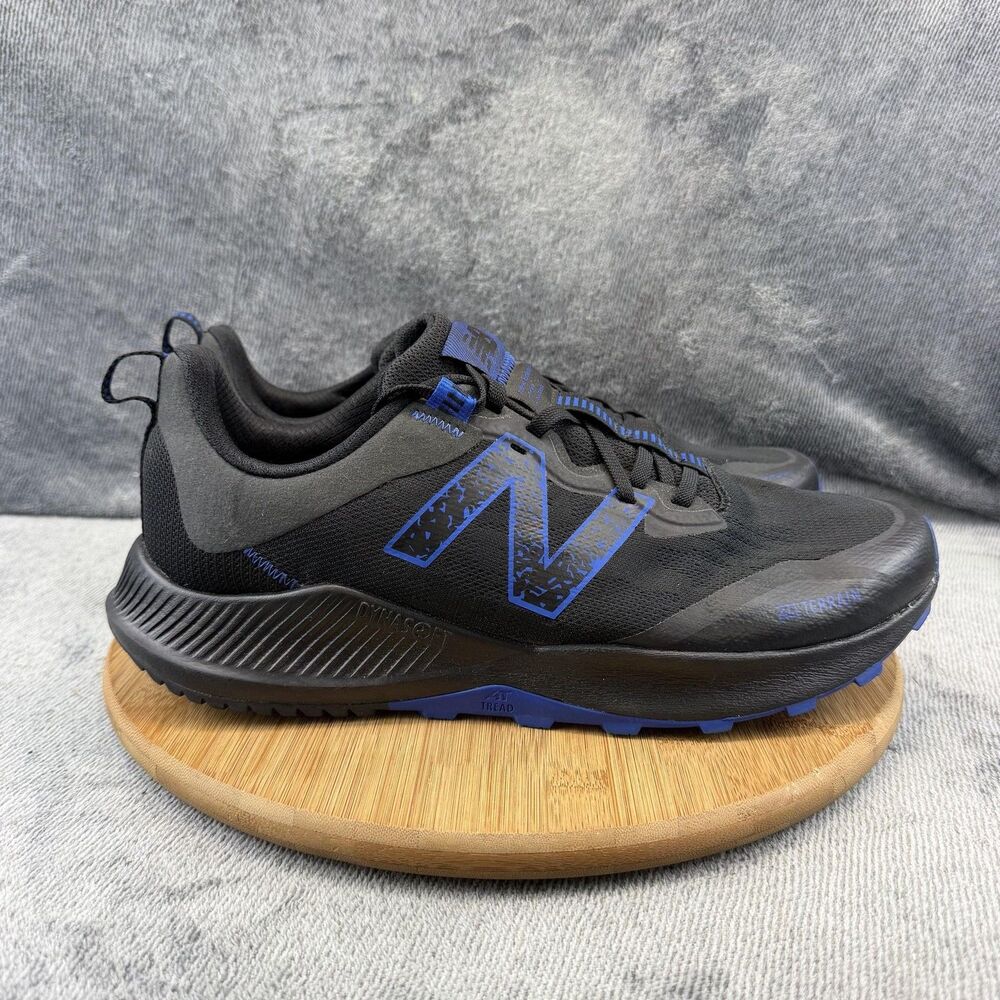 New Balance Nitrel Shoes Mens Size 13 Black Blue Trail Running Sneakers MTNTRBC4